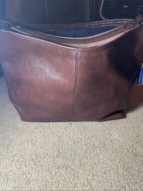 Mulholland hobo brown leather bag